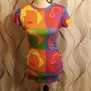 FACE LOVE HIGHLIGHT DRESS SIZE SMALL